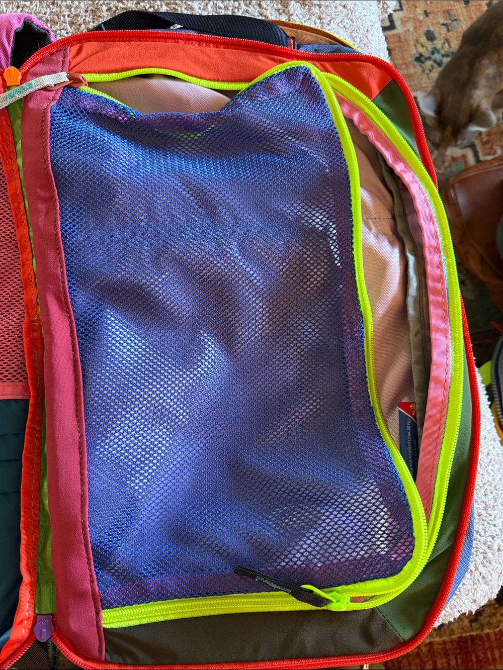 Cotopaxi Tasra 16L Backpack Del Dia Multicolor Travel Daypack - Picture 3 of 5